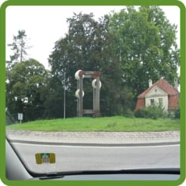 Gerüst mit drei Knubbeln