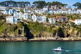 Fowey an der Küste