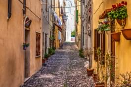 Gasse in Alghero