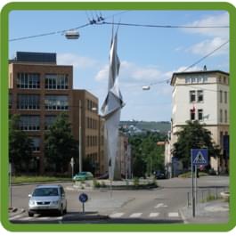 Kernerplatz Kreisel in Stuttgart
