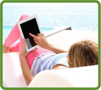Mietwagen-Buchung mit dem Tablet
