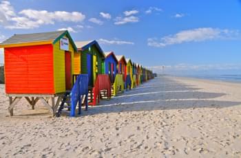 Muizenberg – Bunte Strandhäuser in Südafrika
