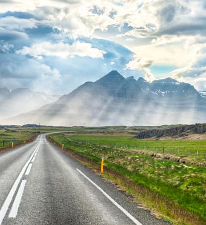 Mietwagen Island: Alles rund um den Straßenverkehr