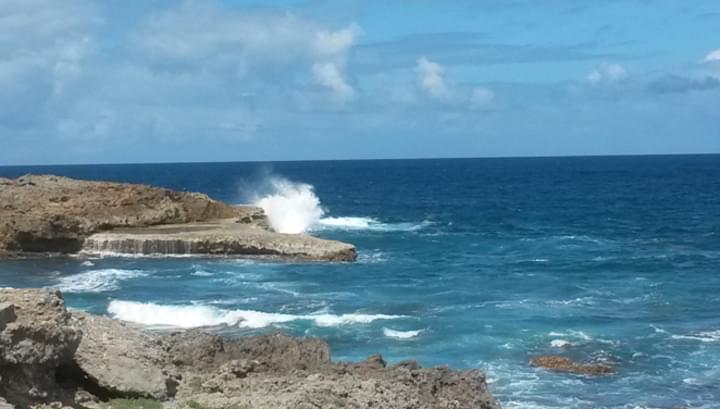 Meer an der Bucht „Port d’Enfer“