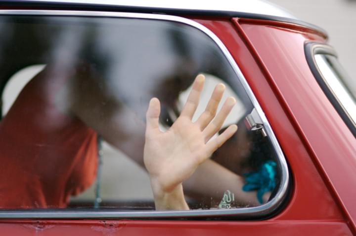 Pärchen im Auto