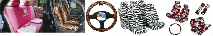 Accessoires für Sitz und Lenkread