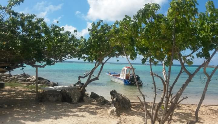 Der Strand von Saint-Francois