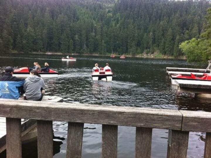 Tretboot fahren am Mummelsee