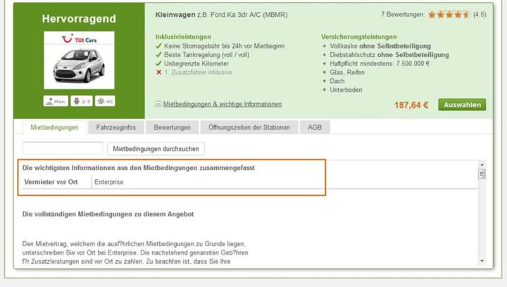 Anbieter vor Ort