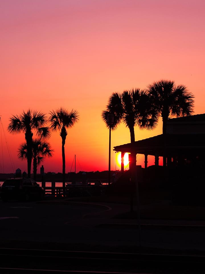 Sonnenuntergang Amelia Island Florida USA