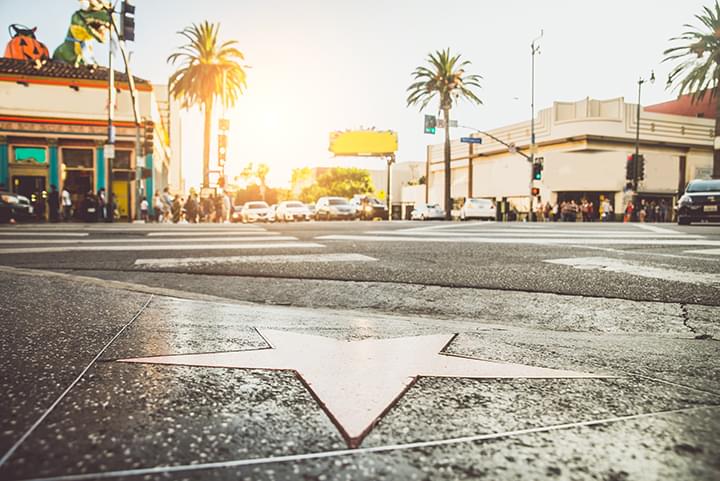 Walk of Fame in Hollywood