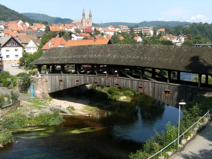 Die Forbacher Holzbrücke