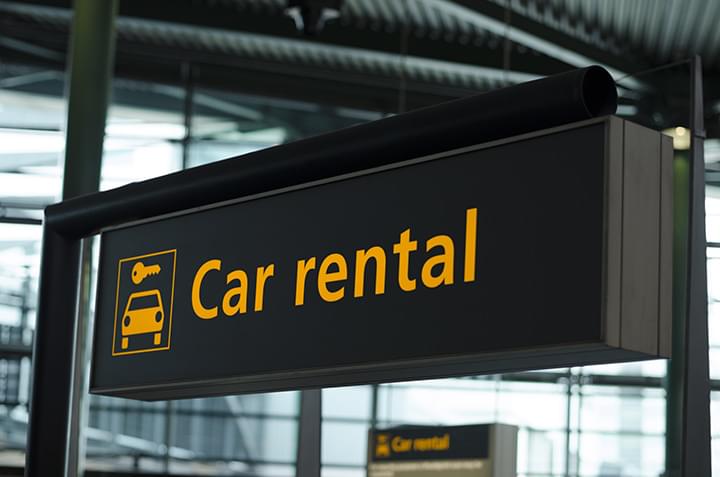 Mietwagen am Flughafen