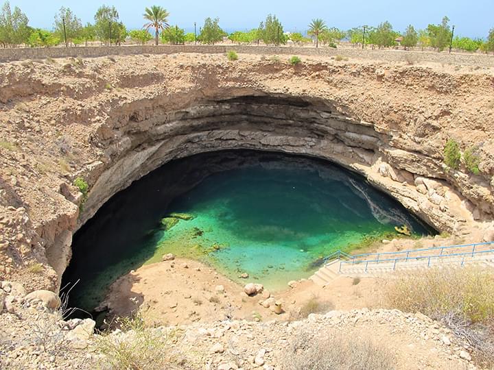 Letzte Station: Besichtigung eines Sinkholes