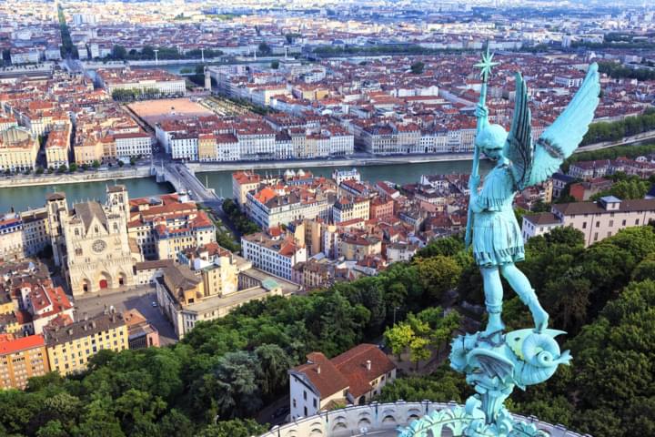 Lyon mit seinen Renaissance Palästen