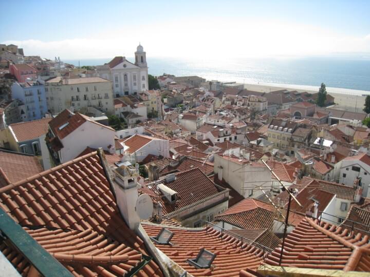 Ausblick über Lissabon